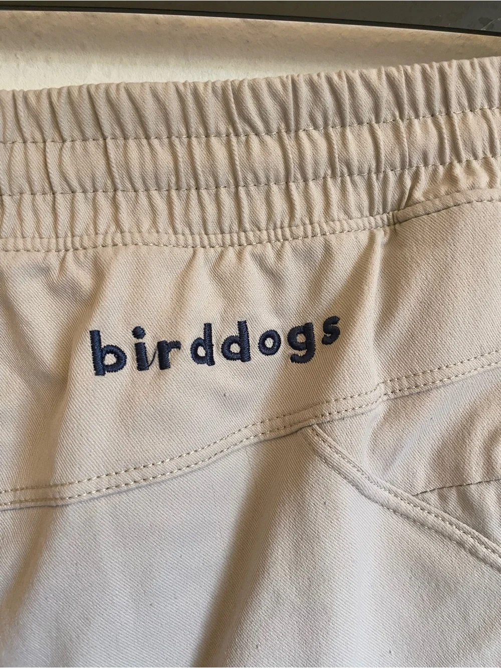 Birddogs Gym/Khaki Performance Shorts Elastic Waist Cargo